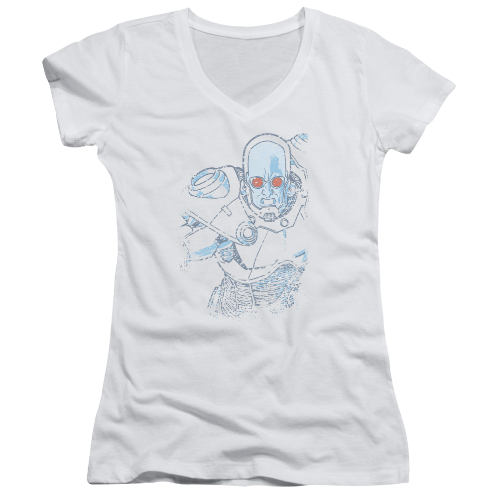 Batman Snowblind Freeze - Juniors V-Neck T-Shirt Juniors V-Neck T-Shirt Batman