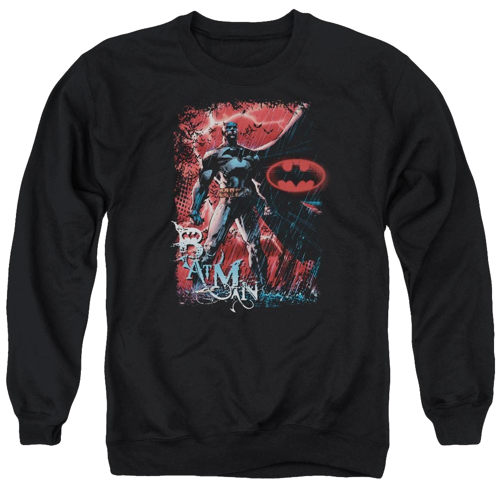 Batman Gotham Reign - Men's Crewneck Sweatshirt Men's Crewneck Sweatshirt Batman