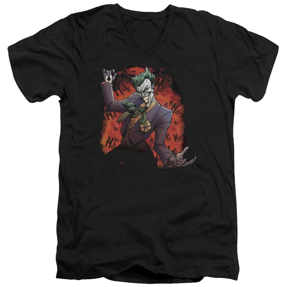 Batman Jokers Ave - Men's V-Neck T-Shirt Men's V-Neck T-Shirt Joker