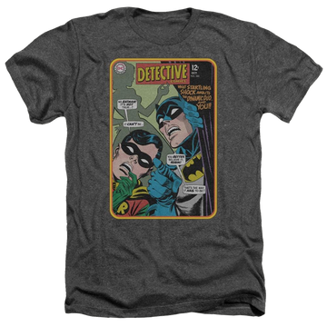 Charcoal men's heather t-shirt with Batman Detective #380 graphic