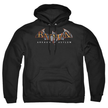 Batman - Arkham Arkham Asylum Logo - Pullover Hoodie Pullover Hoodie Batman