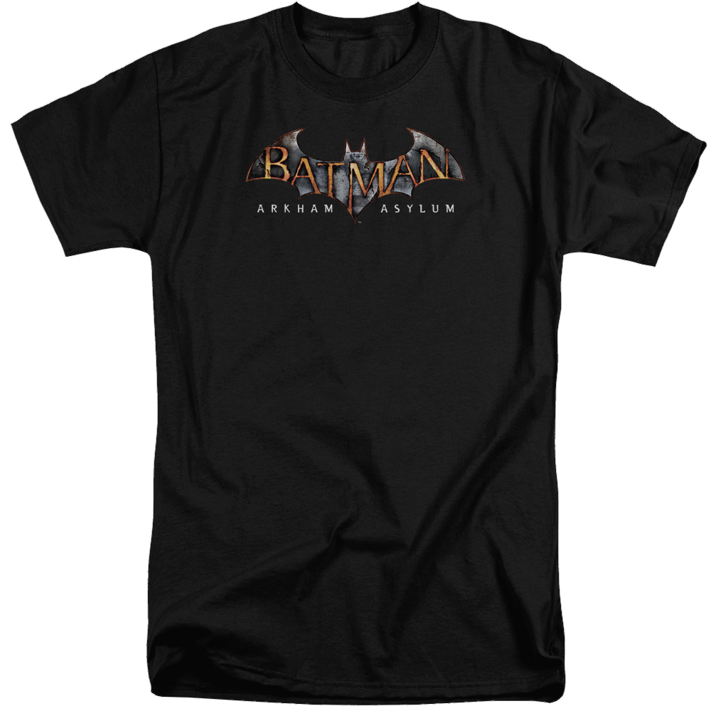 Batman - Arkham Arkham Asylum Logo - Men's Tall Fit T-Shirt Men's Tall Fit T-Shirt Batman