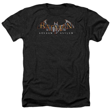 Batman - Arkham Arkham Asylum Logo - Men's Heather T-Shirt Men's Heather T-Shirt Batman