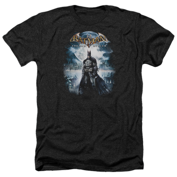 Batman - Arkham Game Cover - Men's Heather T-Shirt Men's Heather T-Shirt Batman