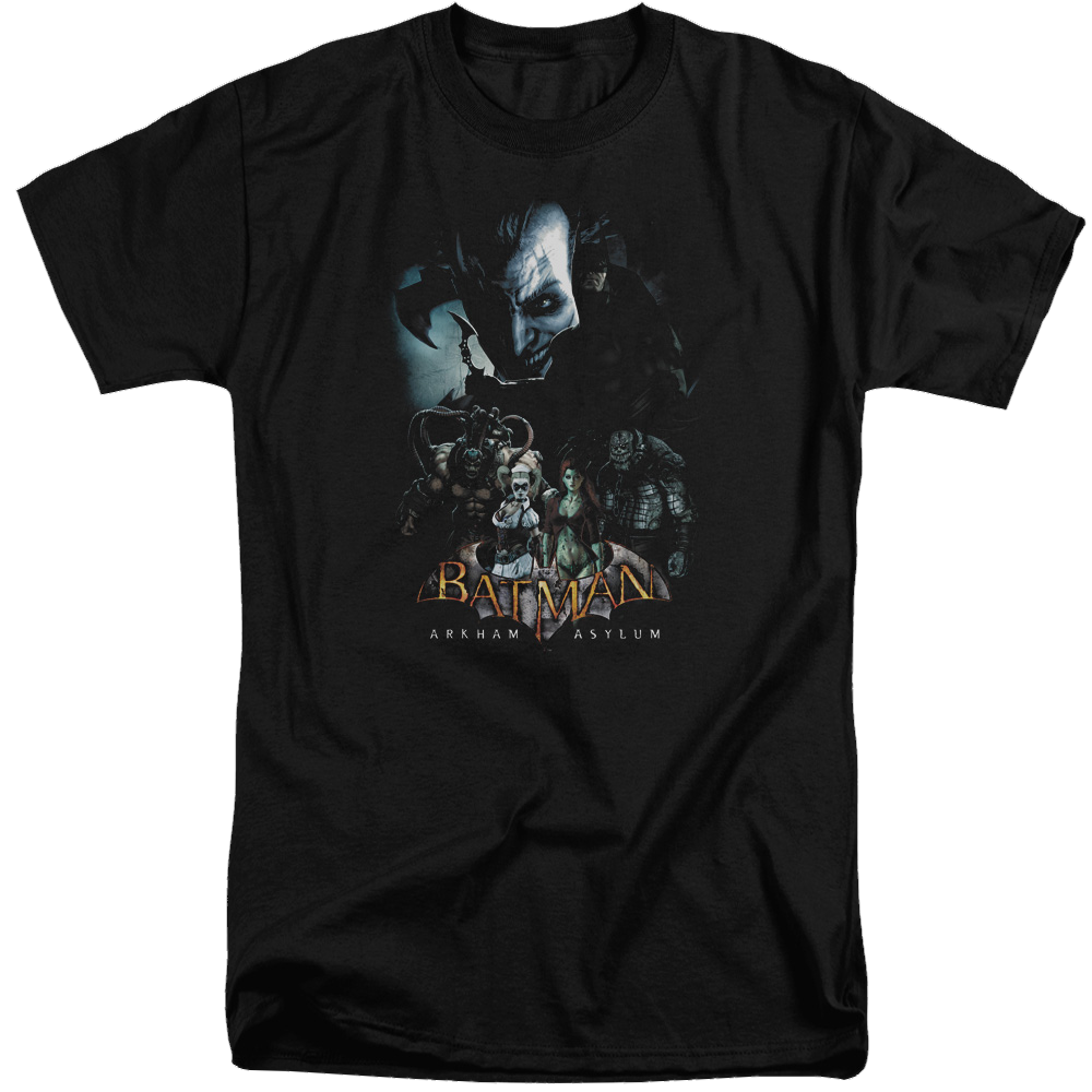 Batman - Arkham Five Against One - Men's Tall Fit T-Shirt Men's Tall Fit T-Shirt Batman