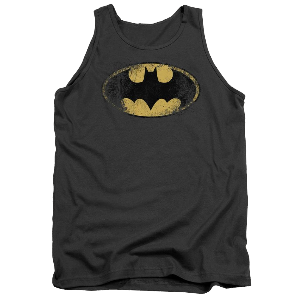 Batman Destroyed Logo Men's Tank Men's Tank Batman