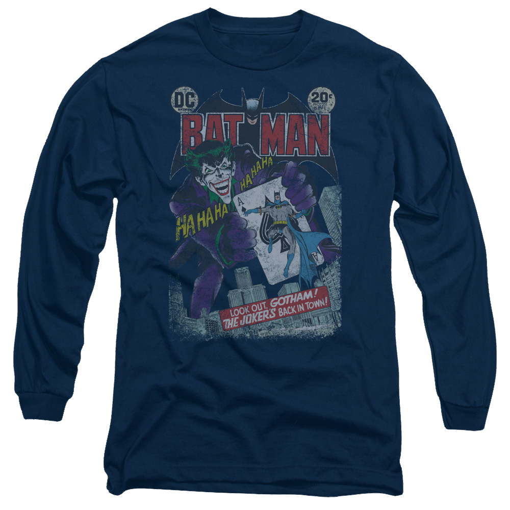 Batman #251 Distressed - Men's Long Sleeve T-Shirt Men's Long Sleeve T-Shirt Batman