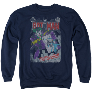 Batman #251 Distressed - Men's Crewneck Sweatshirt Men's Crewneck Sweatshirt Batman