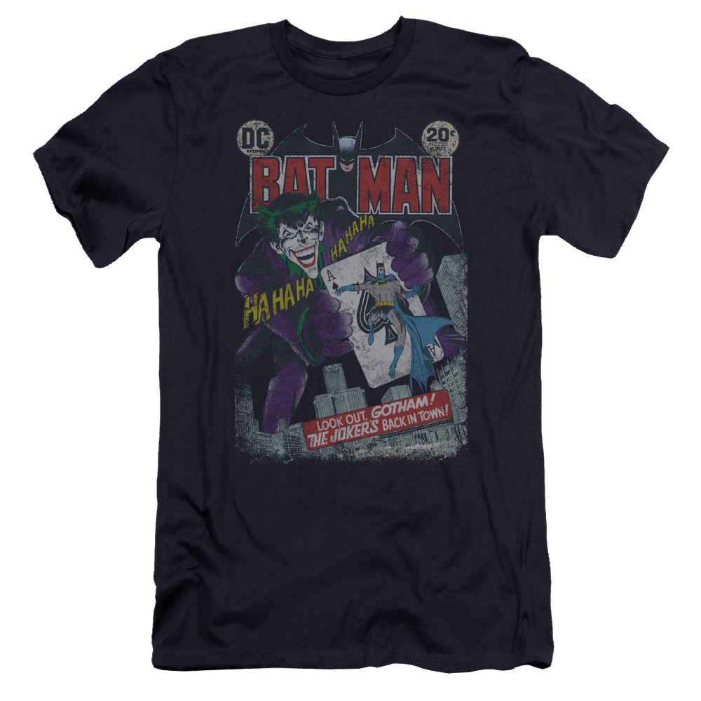 Batman #251 Distressed - Men's Premium Slim Fit T-Shirt Men's Premium Slim Fit T-Shirt Batman