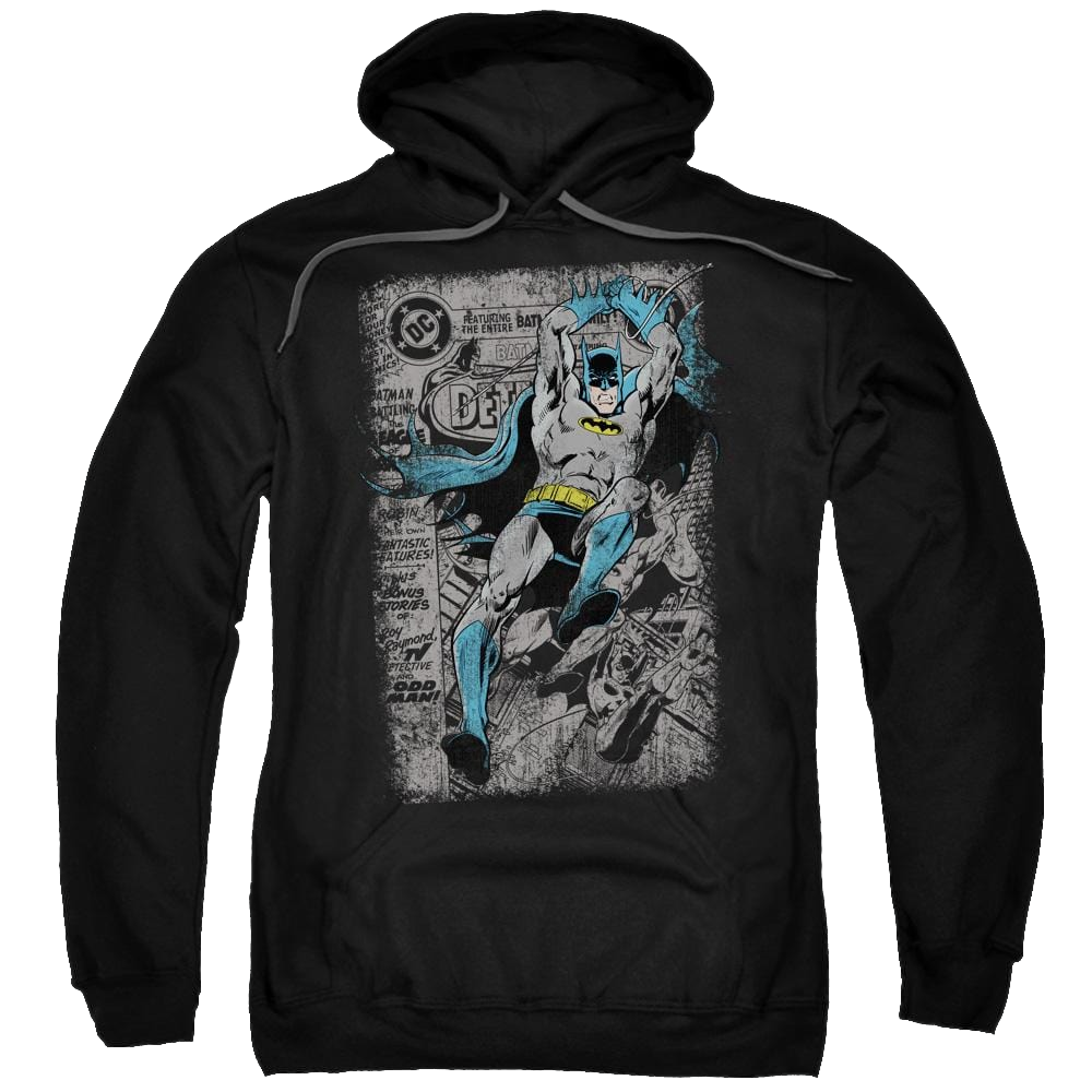 Batman Detective #487 Distress - Pullover Hoodie Pullover Hoodie Batman