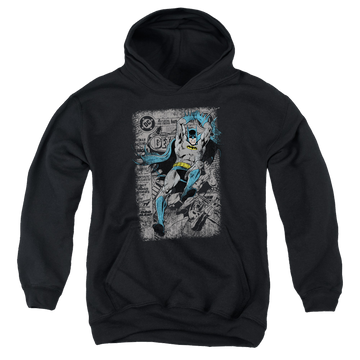 DC Batman Detective #487 Distress - Youth Hoodie Youth Hoodie (Ages 8-12) Batman