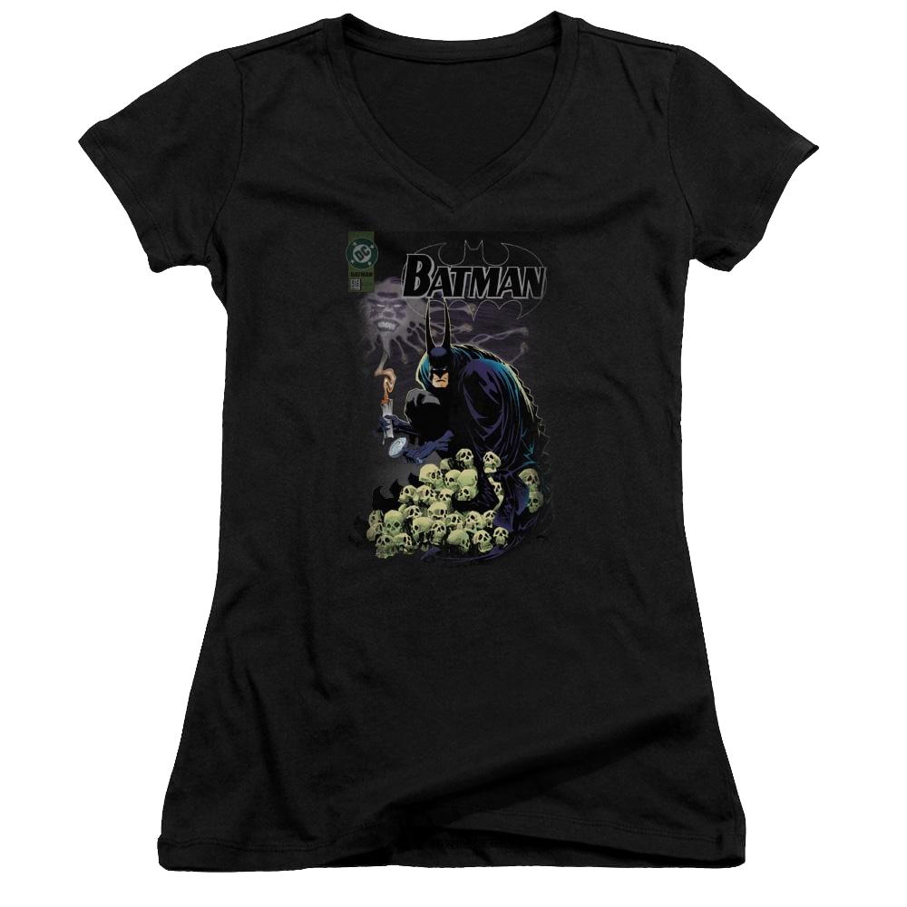 Batman Cover #516 - Juniors V-Neck T-Shirt Juniors V-Neck T-Shirt Batman