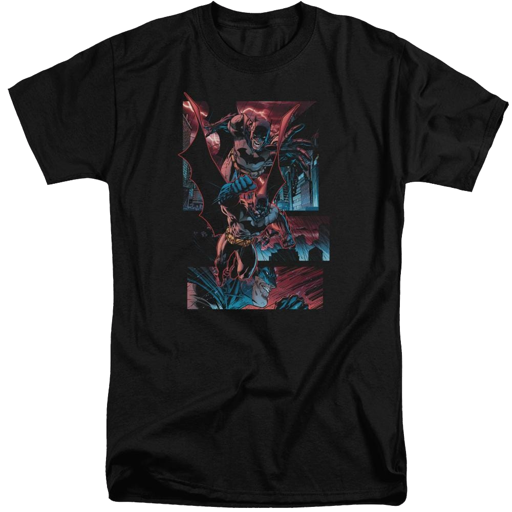 Batman Dark Knight Panels - Men's Tall Fit T-Shirt Men's Tall Fit T-Shirt Batman