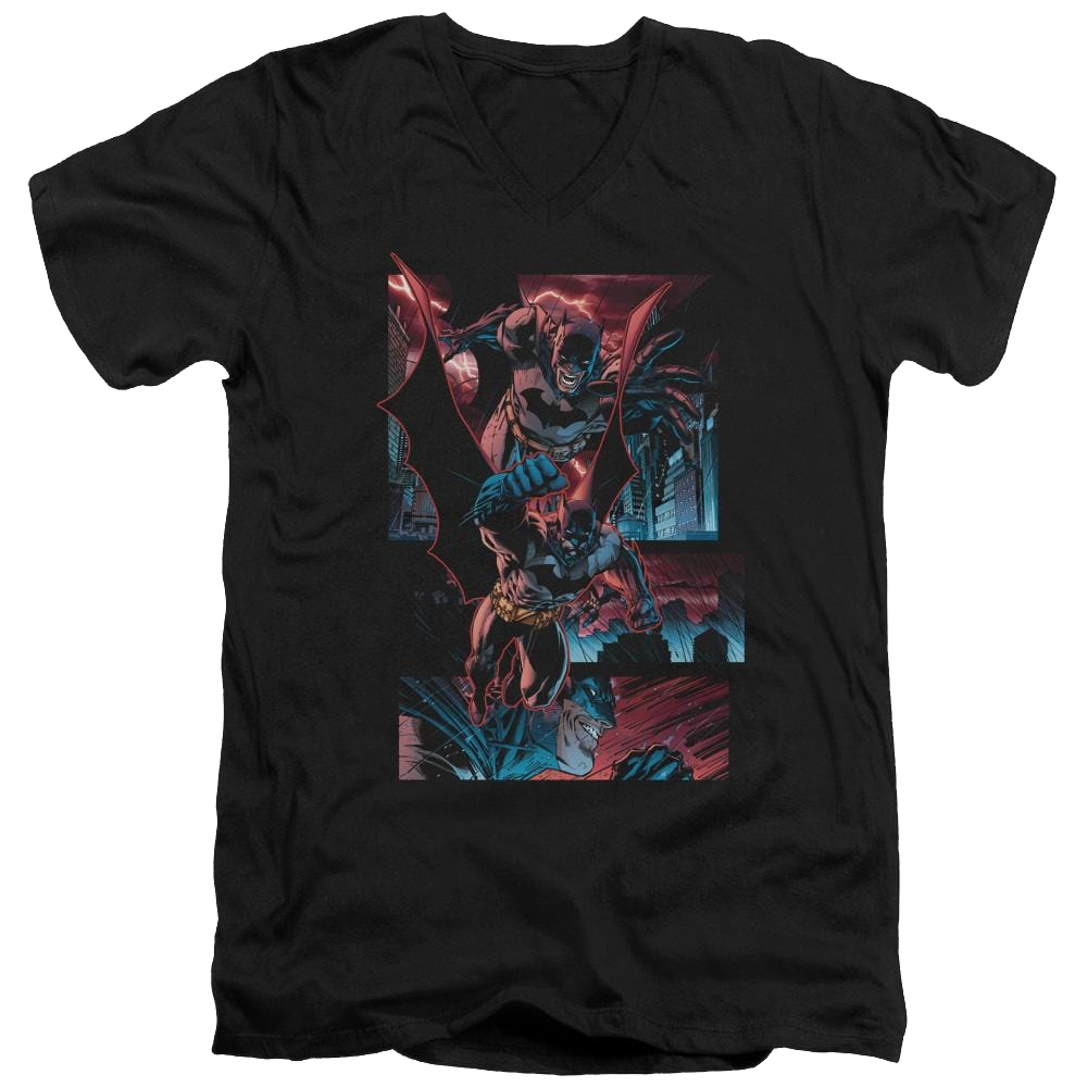 Batman Dark Knight Panels - Men's V-Neck T-Shirt Men's V-Neck T-Shirt Batman