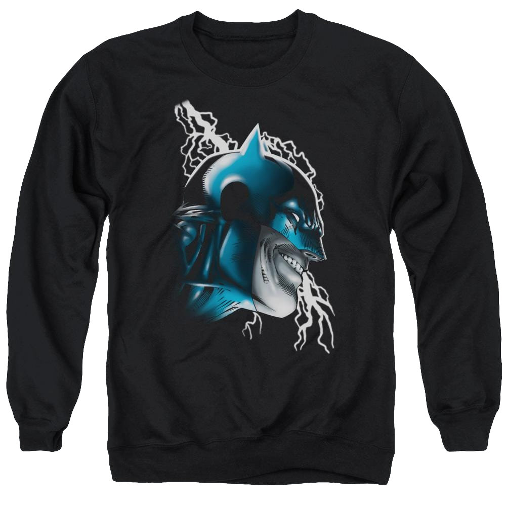 Batman Crazy Grin - Men's Crewneck Sweatshirt Men's Crewneck Sweatshirt Batman