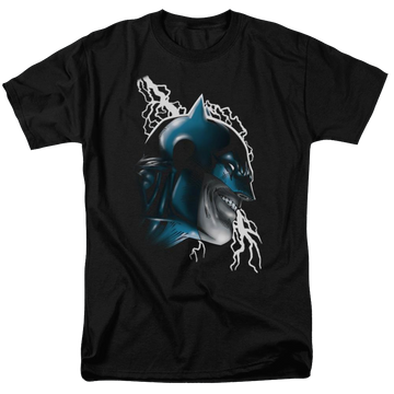 Black men's regular fit t-shirt with Batman Crazy Grin graphic