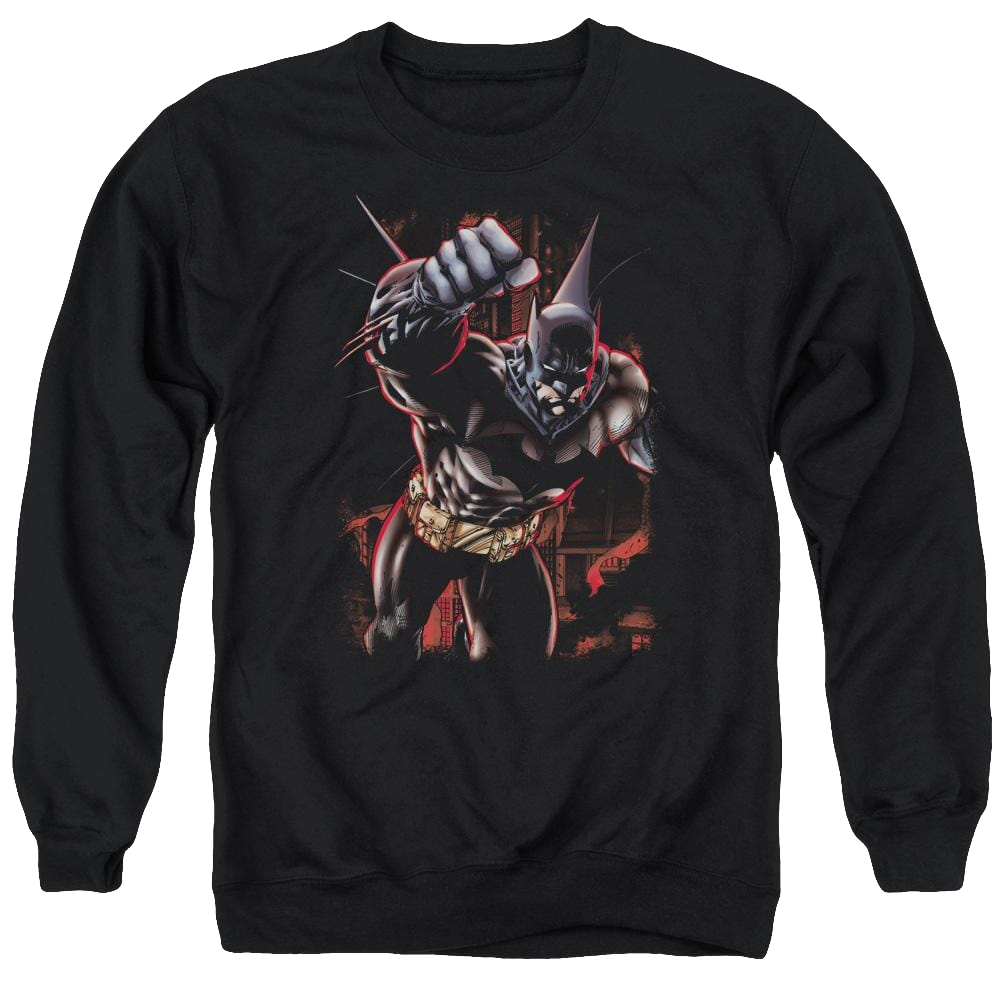 Batman Crimson Knight - Men's Crewneck Sweatshirt Men's Crewneck Sweatshirt Batman
