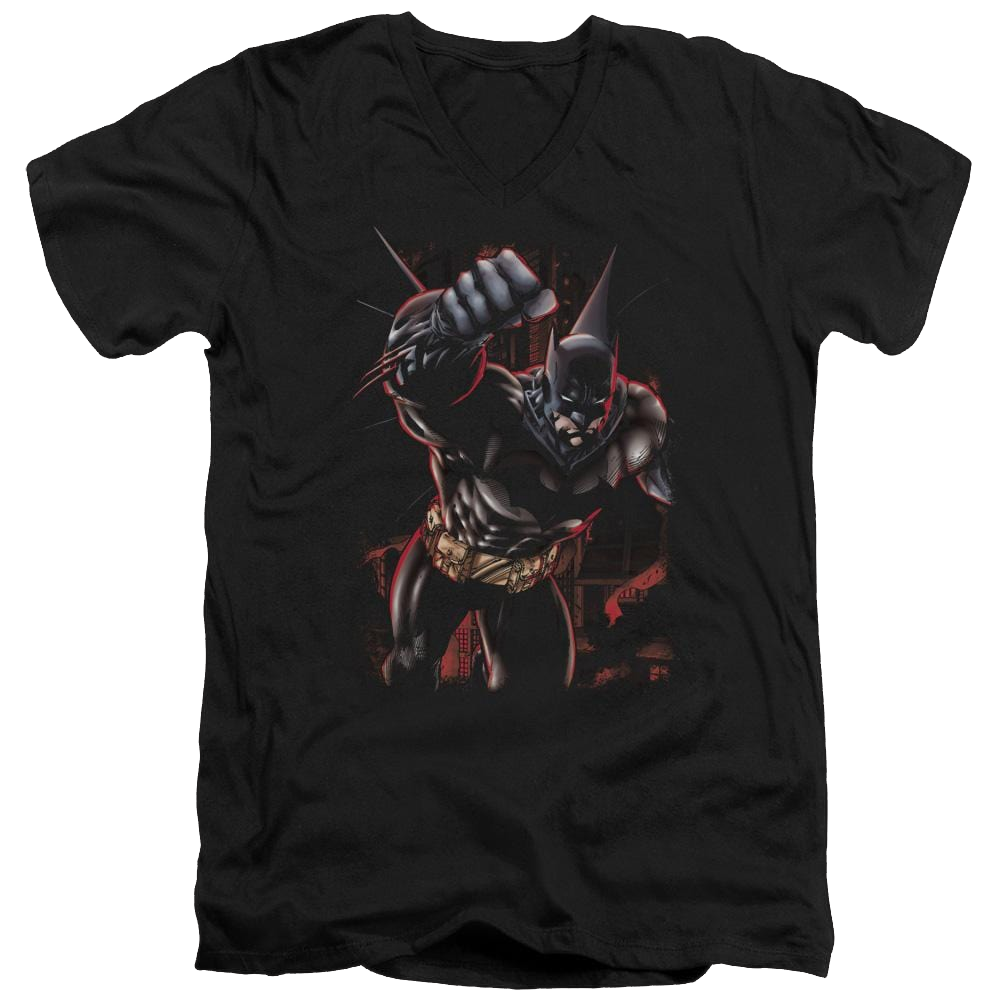 Batman Crimson Knight - Men's V-Neck T-Shirt Men's V-Neck T-Shirt Batman