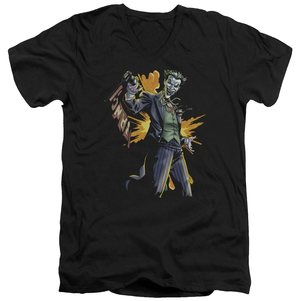 Batman Joker Bang - Men's V-Neck T-Shirt Men's V-Neck T-Shirt Batman