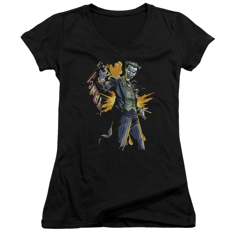 Batman Joker Bang - Juniors V-Neck T-Shirt Juniors V-Neck T-Shirt Batman
