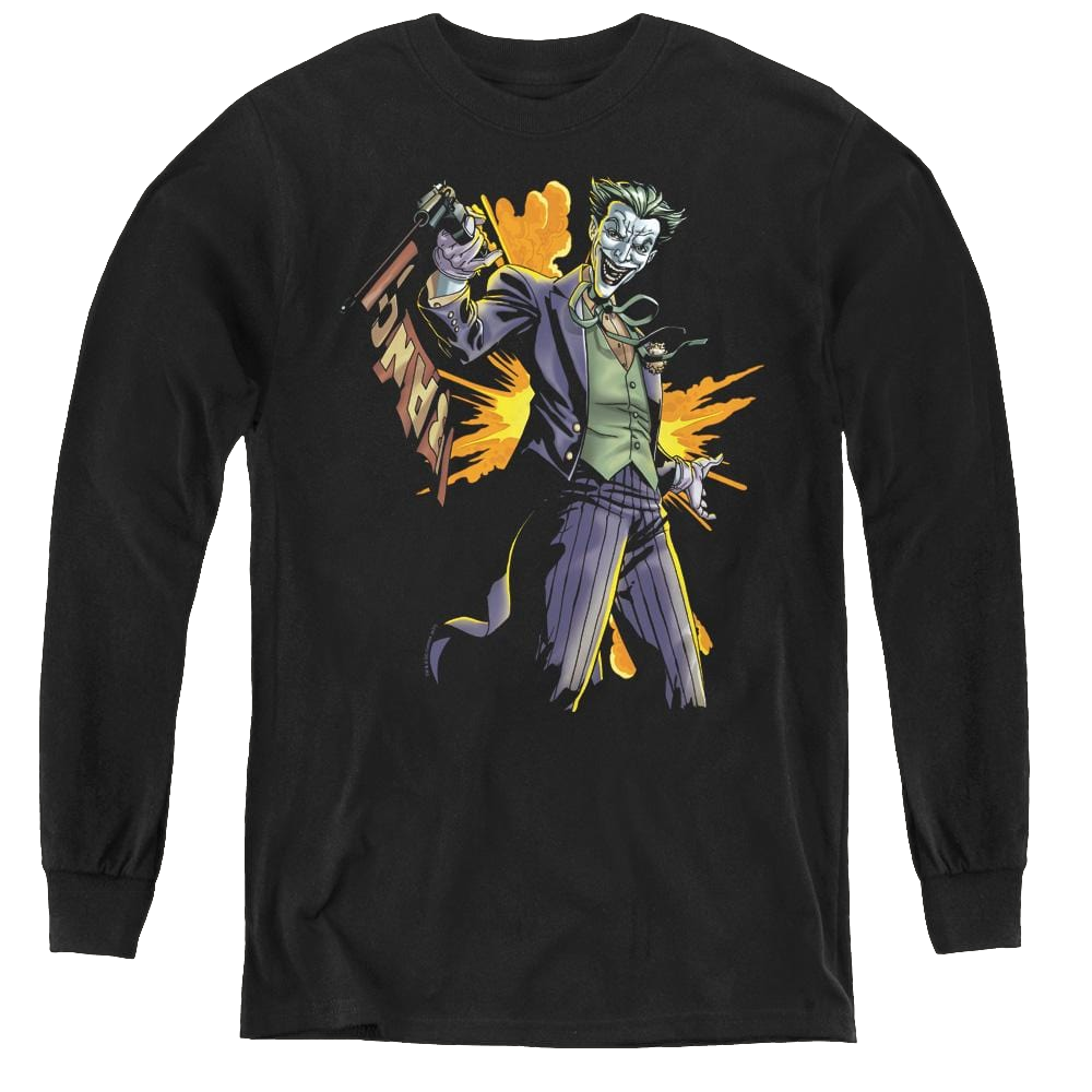 Dc Batman Joker Bang - Youth Long Sleeve T-Shirt Youth Long Sleeve T-Shirt Batman