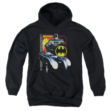 DC Batman Bat Racing - Youth Hoodie Youth Hoodie (Ages 8-12) Batman