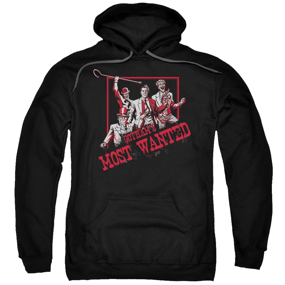 Batman Gotham's Most Wanted - Pullover Hoodie Pullover Hoodie Batman