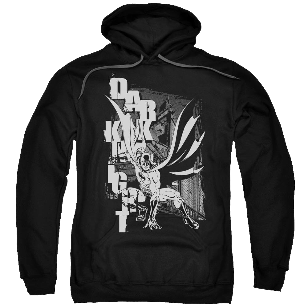 Batman Vertical Letters - Pullover Hoodie Pullover Hoodie Batman