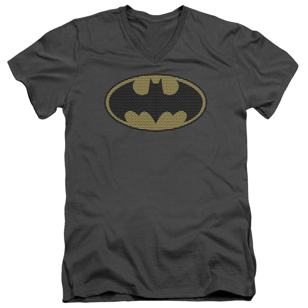 Batman Little Logos - Men's V-Neck T-Shirt Men's V-Neck T-Shirt Batman