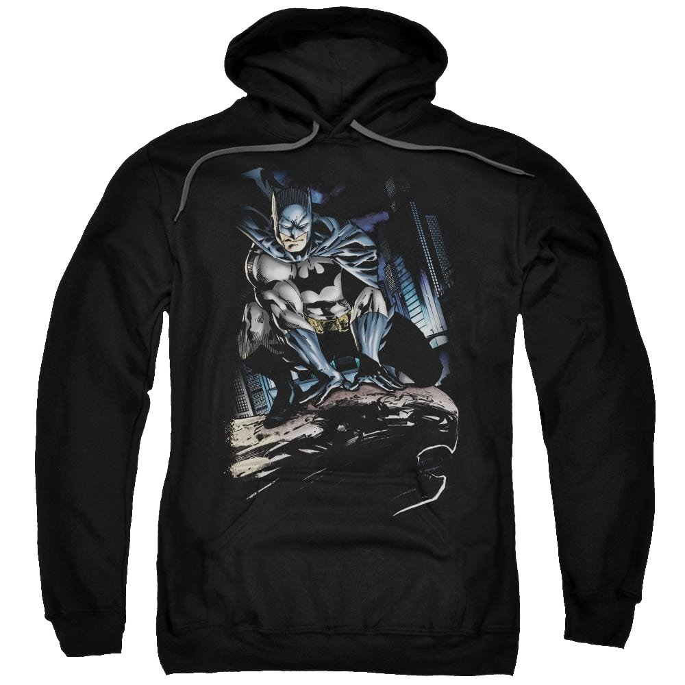 Batman Perched - Pullover Hoodie Pullover Hoodie Batman