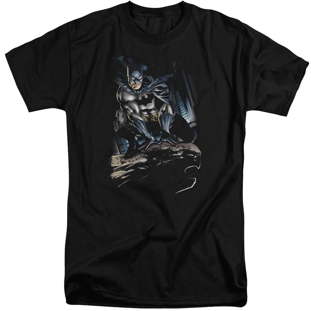 Batman Perched - Men's Tall Fit T-Shirt Men's Tall Fit T-Shirt Batman