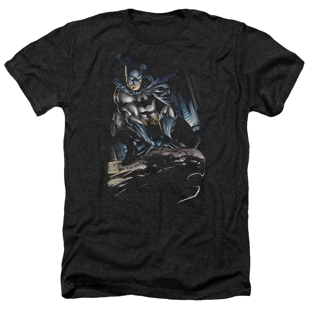 Batman Perched - Men's Heather T-Shirt Men's Heather T-Shirt Batman
