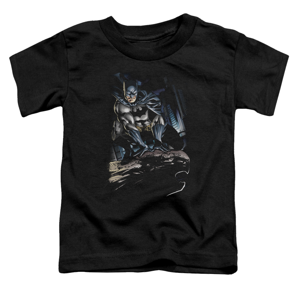 DC Batman Perched - Toddler T-Shirt Toddler T-Shirt Batman