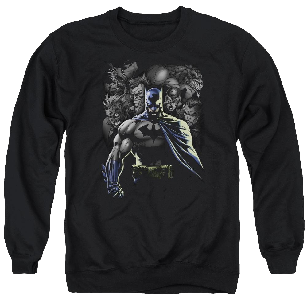 Batman Villains Unleashed - Men's Crewneck Sweatshirt Men's Crewneck Sweatshirt Batman