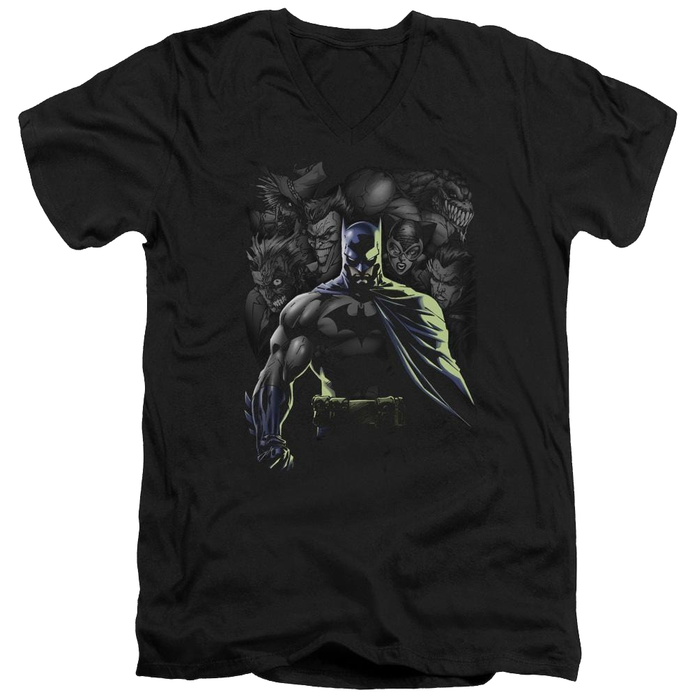 Batman Villains Unleashed - Men's V-Neck T-Shirt Men's V-Neck T-Shirt Batman