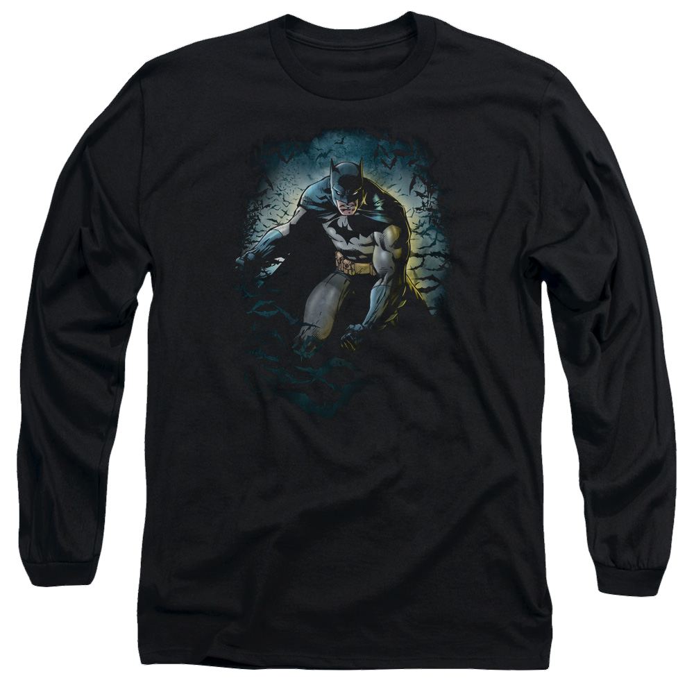 DC Batman Bat Cave - Men's Long Sleeve T-Shirt Men's Long Sleeve T-Shirt Batman