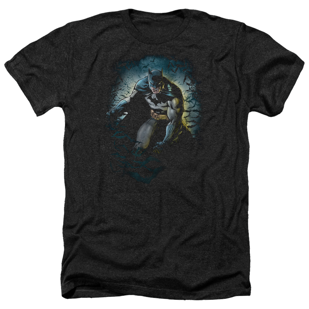 Batman Bat Cave - Men's Heather T-Shirt Men's Heather T-Shirt Batman