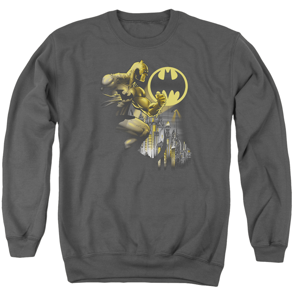 Batman Bat Signal - Men's Crewneck Sweatshirt Men's Crewneck Sweatshirt Batman