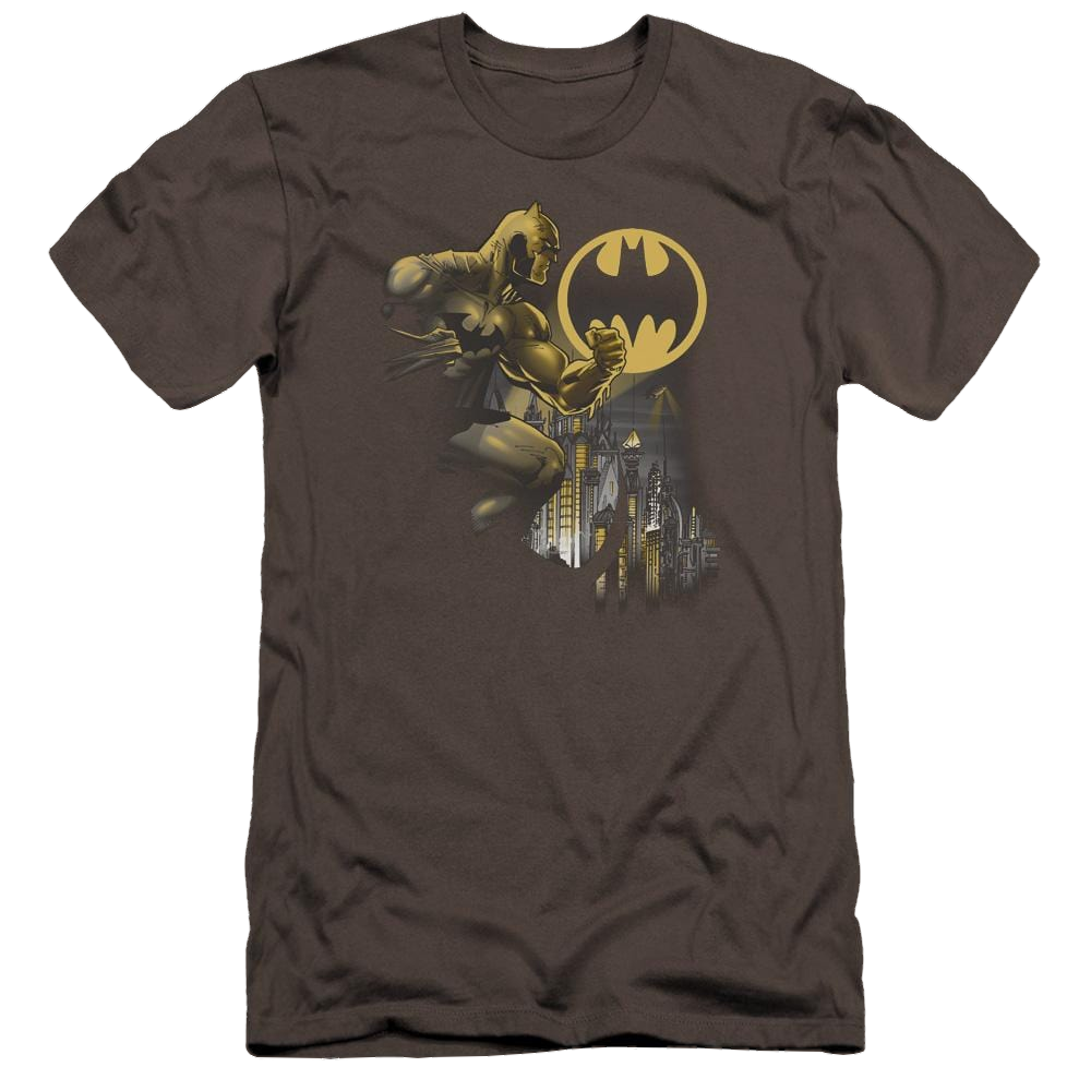 Batman Bat Signal - Men's Premium Slim Fit T-Shirt Men's Premium Slim Fit T-Shirt Batman