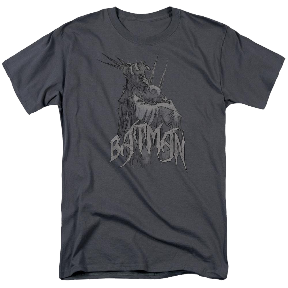Batman Scary Right Hand - Men's Regular Fit T-Shirt Men's Regular Fit T-Shirt Batman