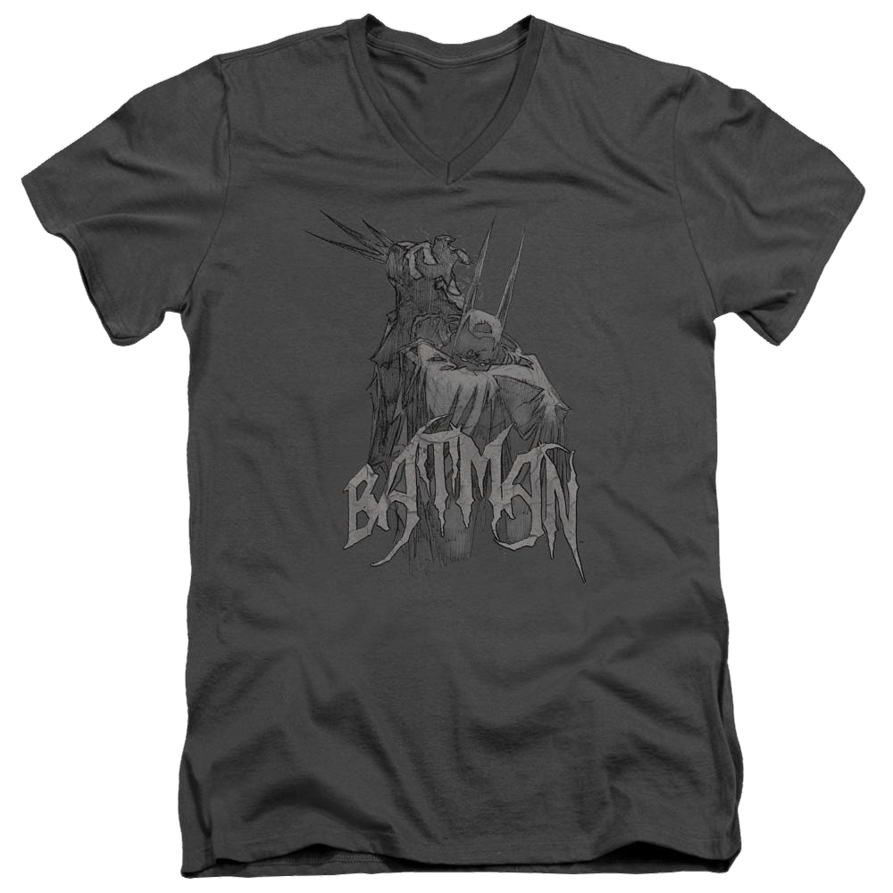 Batman Scary Right Hand - Men's V-Neck T-Shirt Men's V-Neck T-Shirt Batman