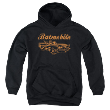 DC Batman Batmobile - Youth Hoodie Youth Hoodie (Ages 8-12) Batman
