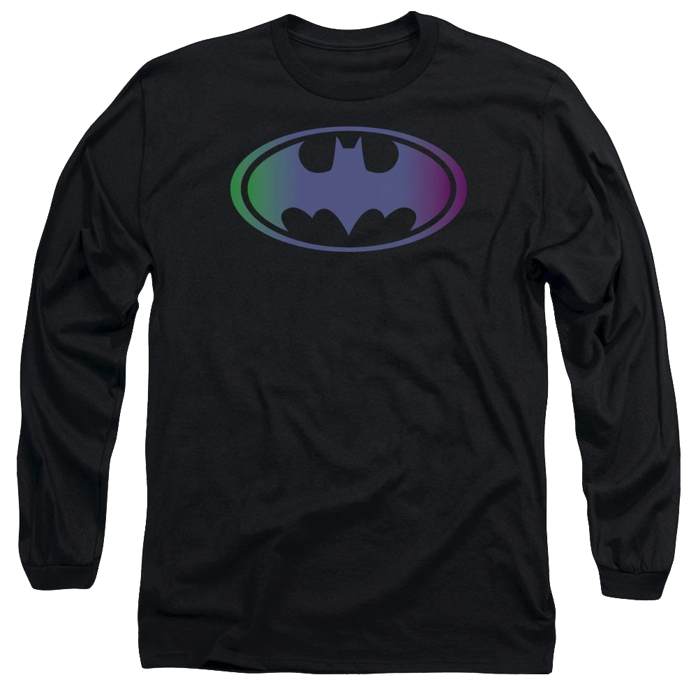 Batman Gradient Bat Logo - Men's Long Sleeve T-Shirt Men's Long Sleeve T-Shirt Batman