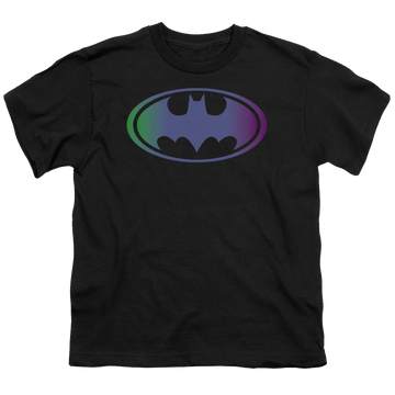 DC Batman Gradient Bat Logo - Youth T-Shirt Youth T-Shirt (Ages 8-12) Batman