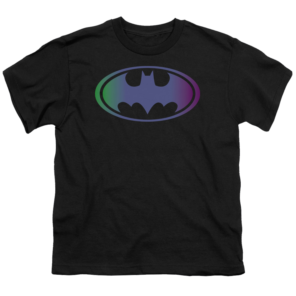 DC Batman Gradient Bat Logo - Youth T-Shirt Youth T-Shirt (Ages 8-12) Batman