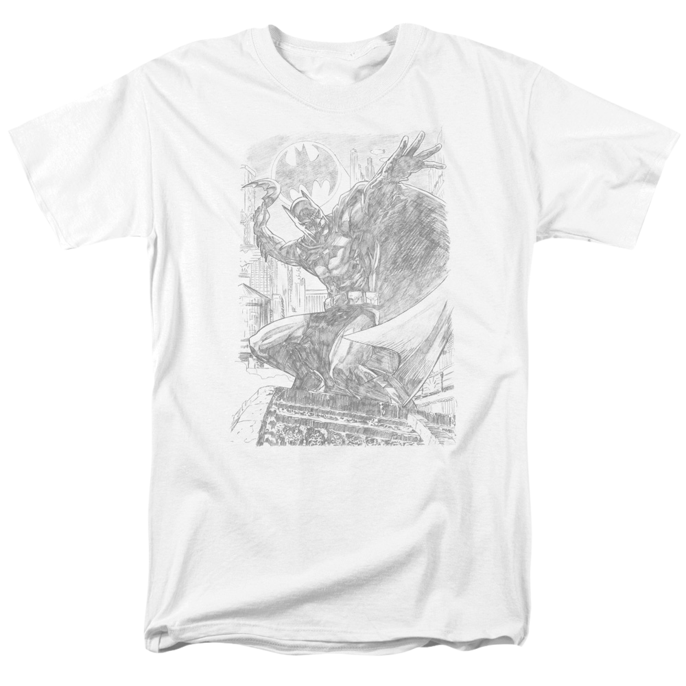 Batman Pencil Batarang Throw - Men's Regular Fit T-Shirt Men's Regular Fit T-Shirt Batman