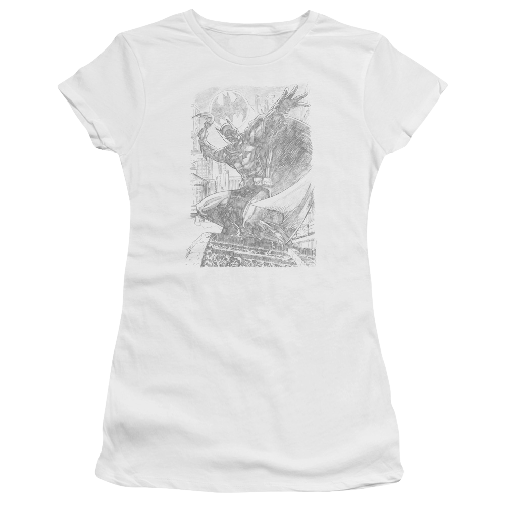 Batman Pencil Batarang Throw - Juniors T-Shirt Juniors T-Shirt Batman