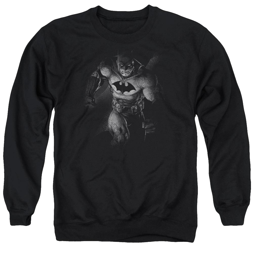 Batman Materialized - Men's Crewneck Sweatshirt Men's Crewneck Sweatshirt Batman