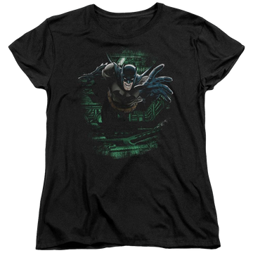 Black women's t-shirt with Batman Surprise graphic