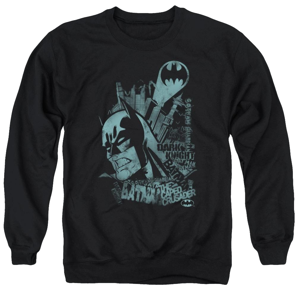 Batman Gritted Teeth - Men's Crewneck Sweatshirt Men's Crewneck Sweatshirt Batman